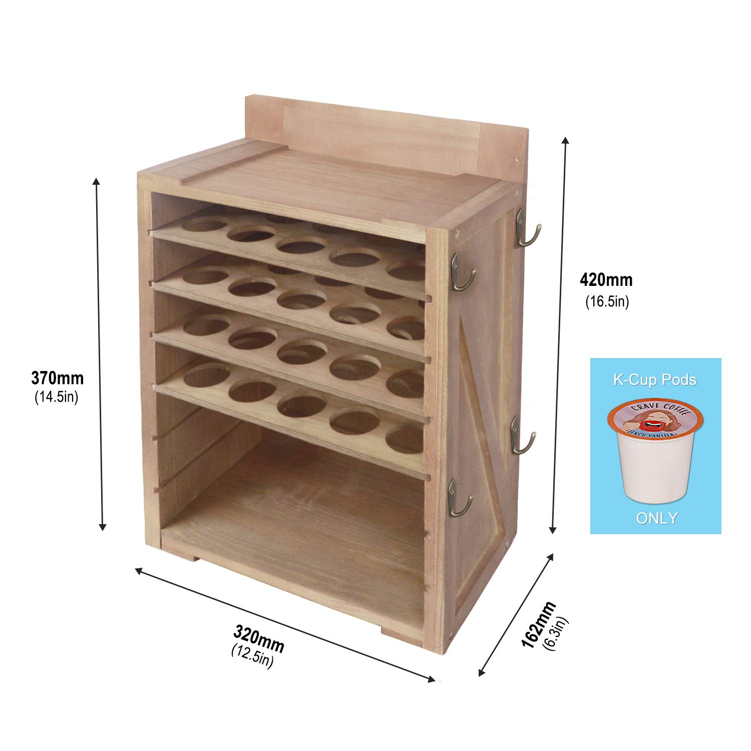 Wooden Coffee Pod Holders for K-Cups, K 