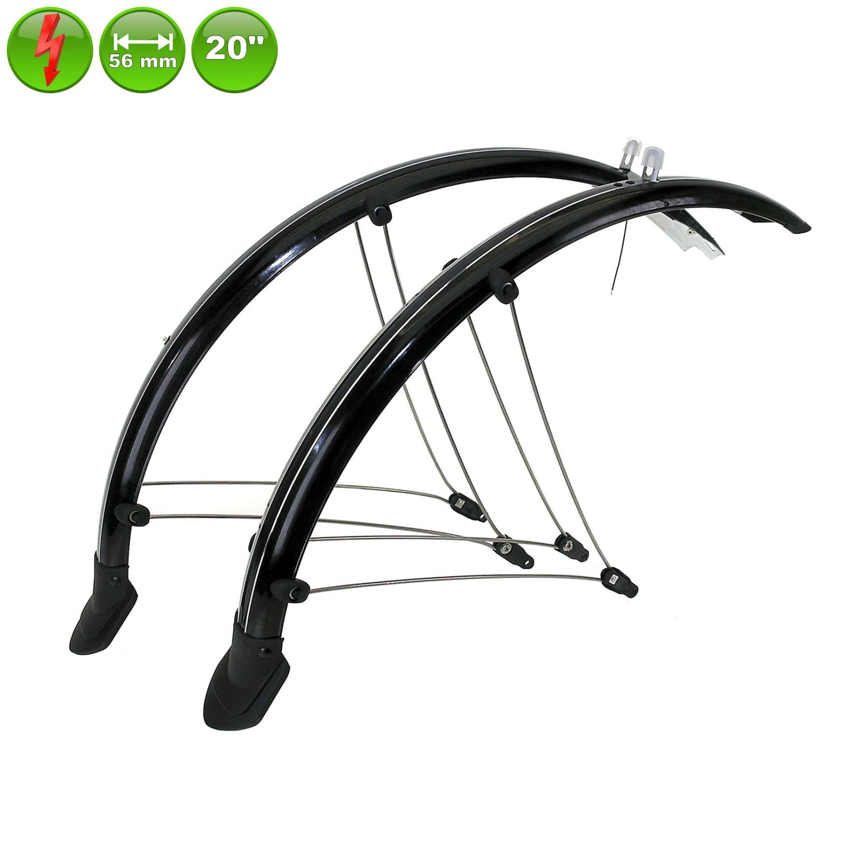 20 Zoll Fahrrad Schutzblechset 20
