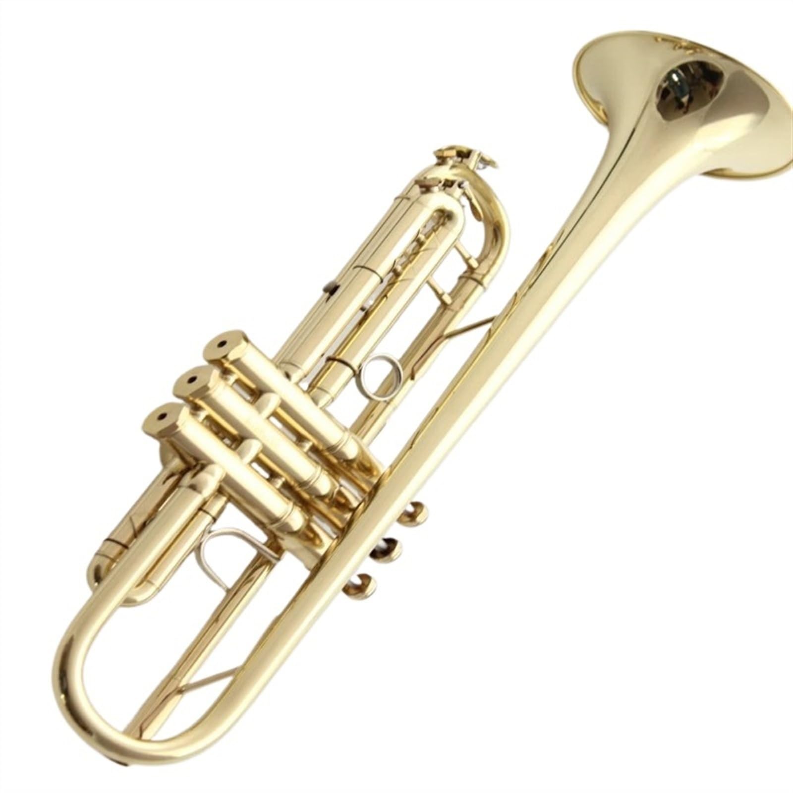Trąbki Trąbka Posrebrzana Trąbka B-dur Instrument Muzyczny Początkujący Złoty Stal Nierdzewna Trwały