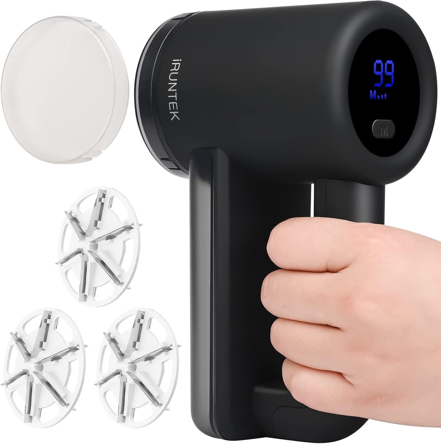 iRUNTEK Rechargeable Fabric Shaver, Electric Commercial Lint Remover