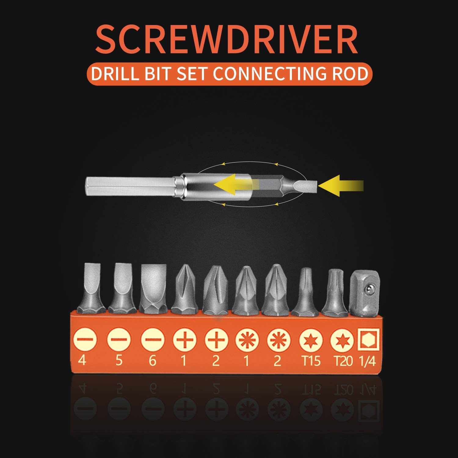 Kit de extensión de broca flexible, puntas de destornillador de extensión de eje suave flexible, broca eléctrica de tuerca universal, reparación manual, herramientas de bricolaje, accesorios
