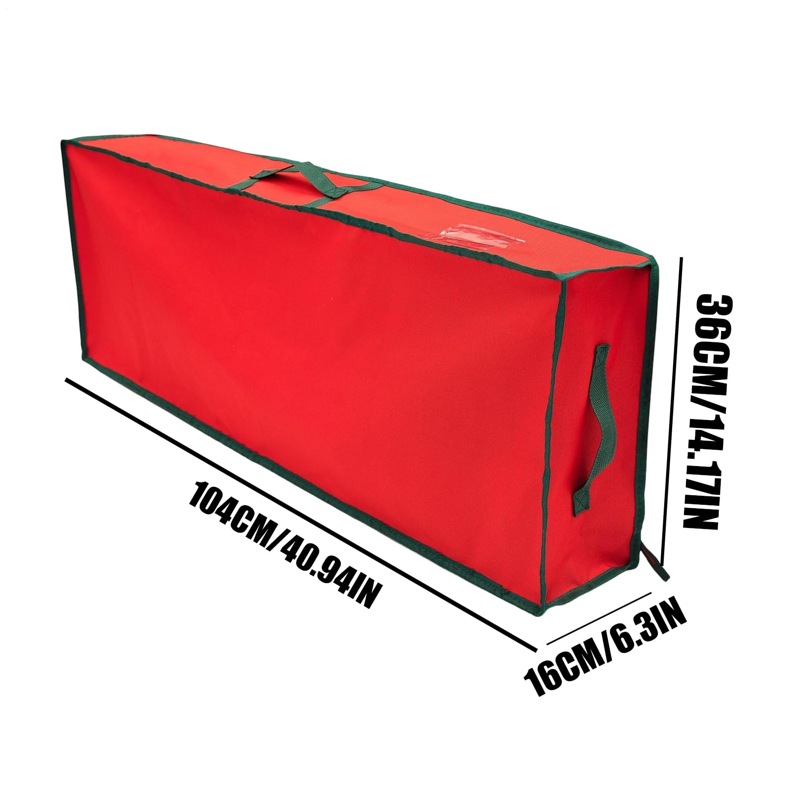 Geschenkpapier-Organizer, Polyethylen, 104 x 36 x 16 cm, große Aufbewahrungsbehälter mit Griff-Innentaschen, Geschenkpapierrollenhalter für Zuhause, Unterbett, Keller, Garage, Schrank