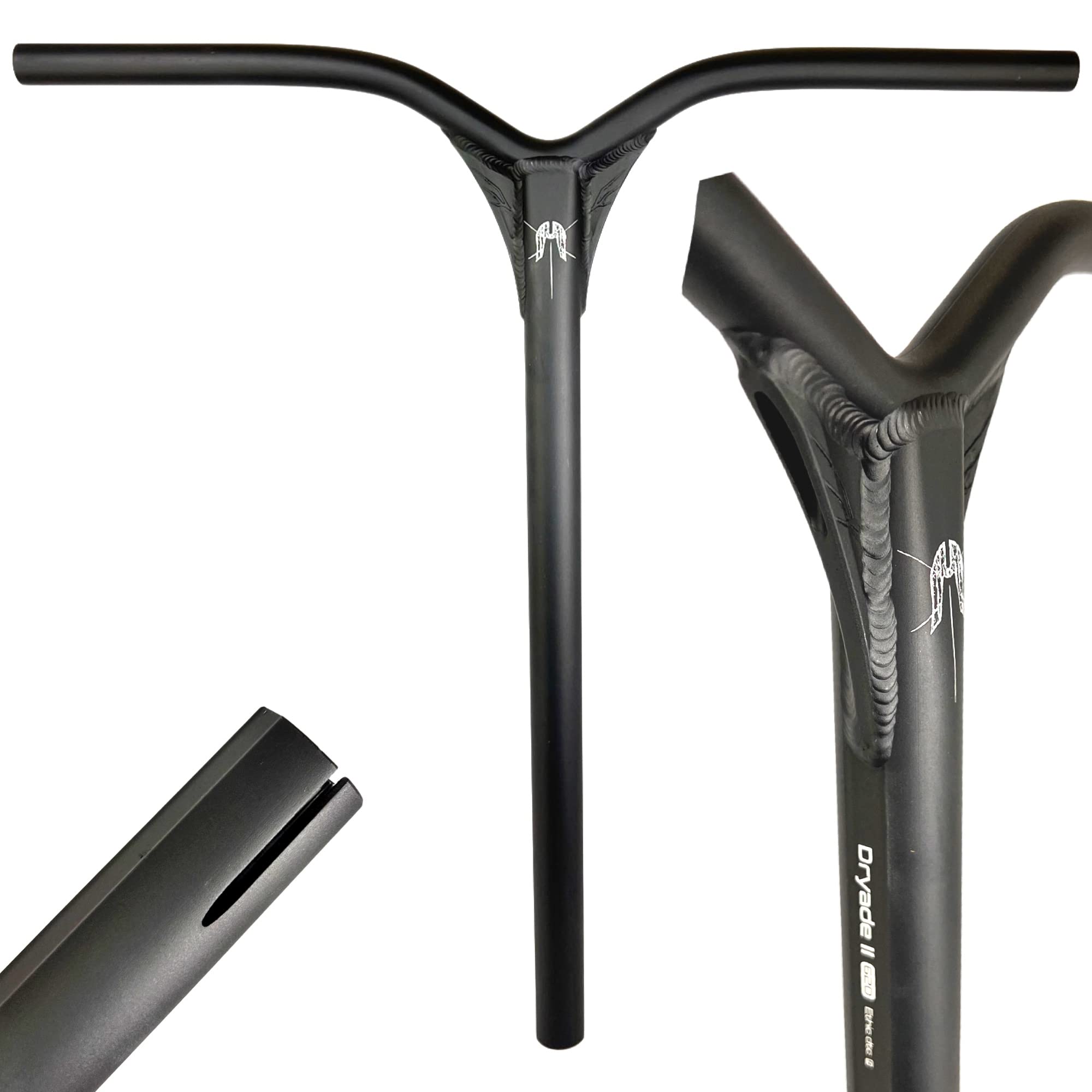 Fantic26 Ethic DTC Dryade V2 - Manillar de repuesto para patinete de acrobacias (62 cm), color negro