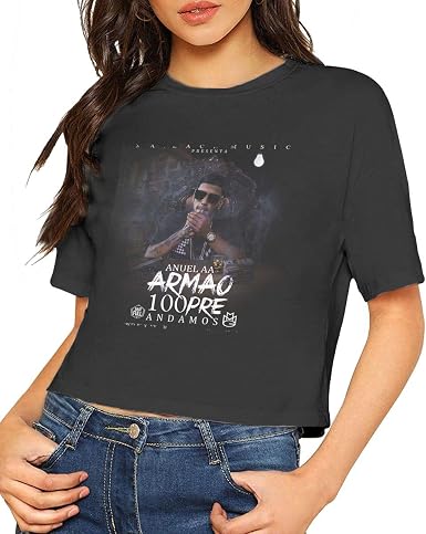 Amazon.com: Anuel AA - Camiseta sexy para mujer, S : Ropa, Zapatos y Joyería