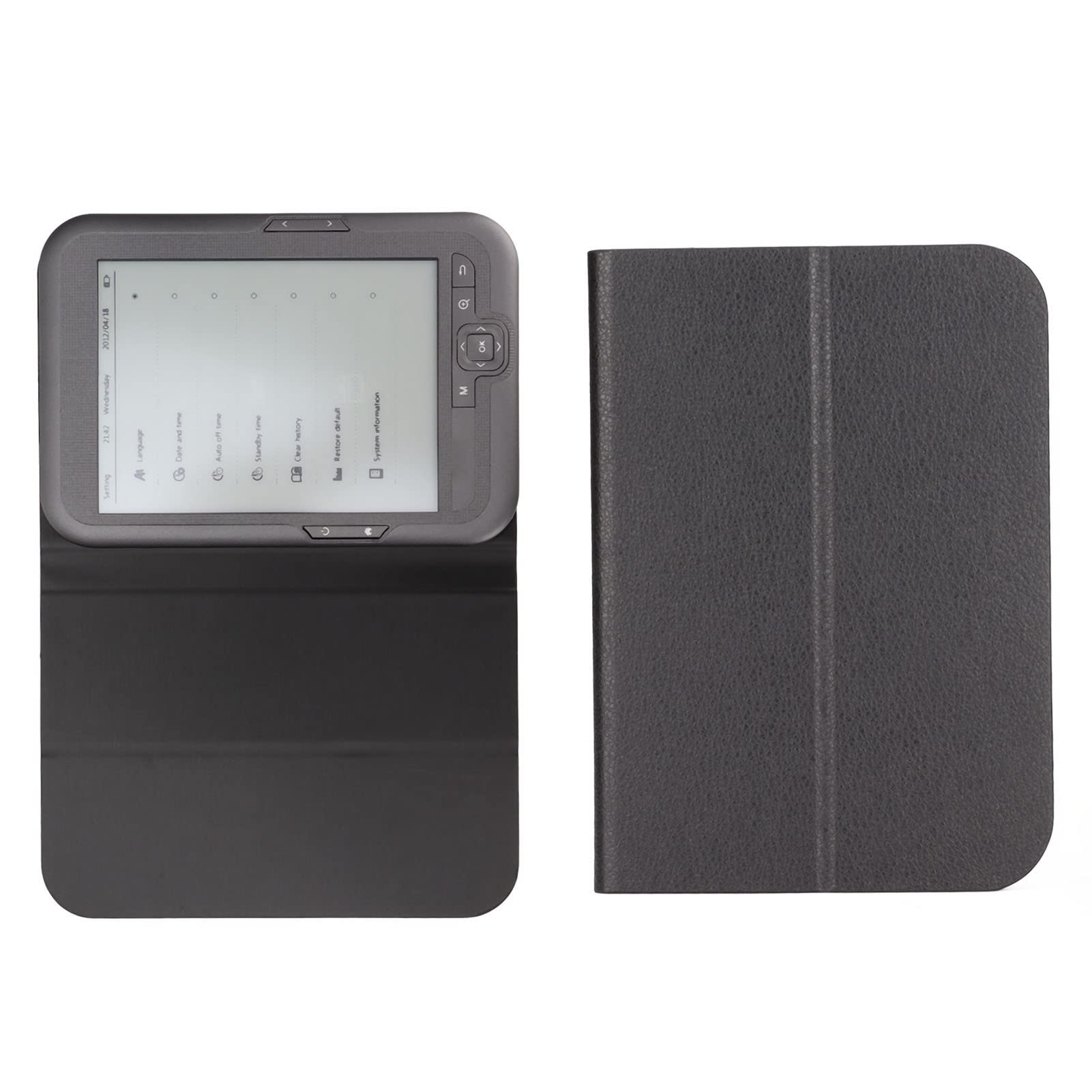 Lector de Libros Electrónicos, 6 Pulgadas 800 X 600 Pantalla de Tinta de Alta Definición Protección Ocular Lector Electrónico, con Estuche Protector, Batería de 2500 MAh, Compatible con Reproducción