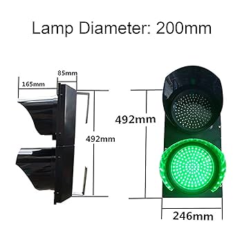 Amazon.com: WilkSxyc Red/Green Traffic Stop Light, LED