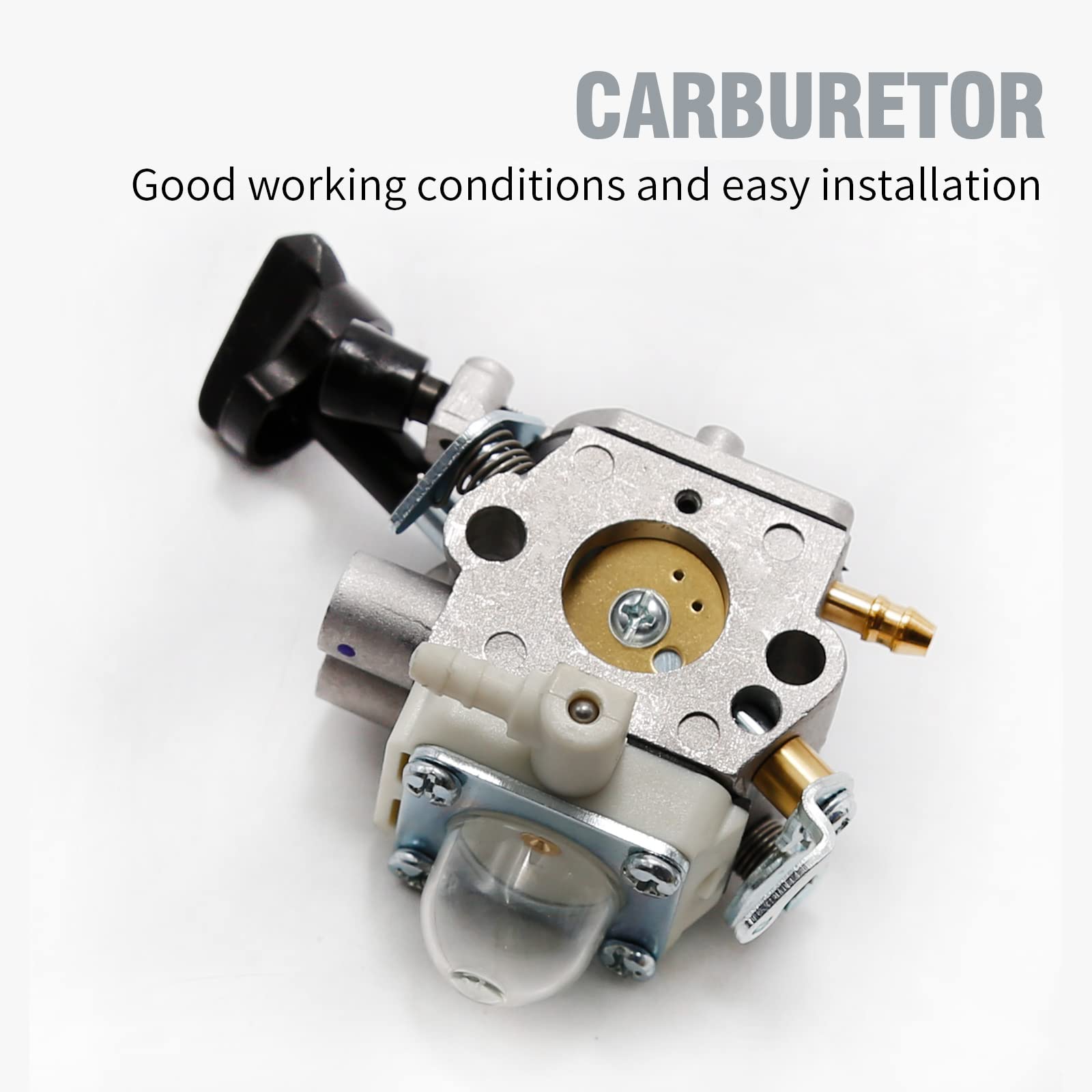 4241-120-0615 Kit Carburatore, Kit Filtro Aria per Soffiatore Foglie Stihl BG56 BG56C SH56 Sostituzione per Zama C1M-260 C1M-S260B 4241-120-0632 4241-120-0622 Carburatore Motore