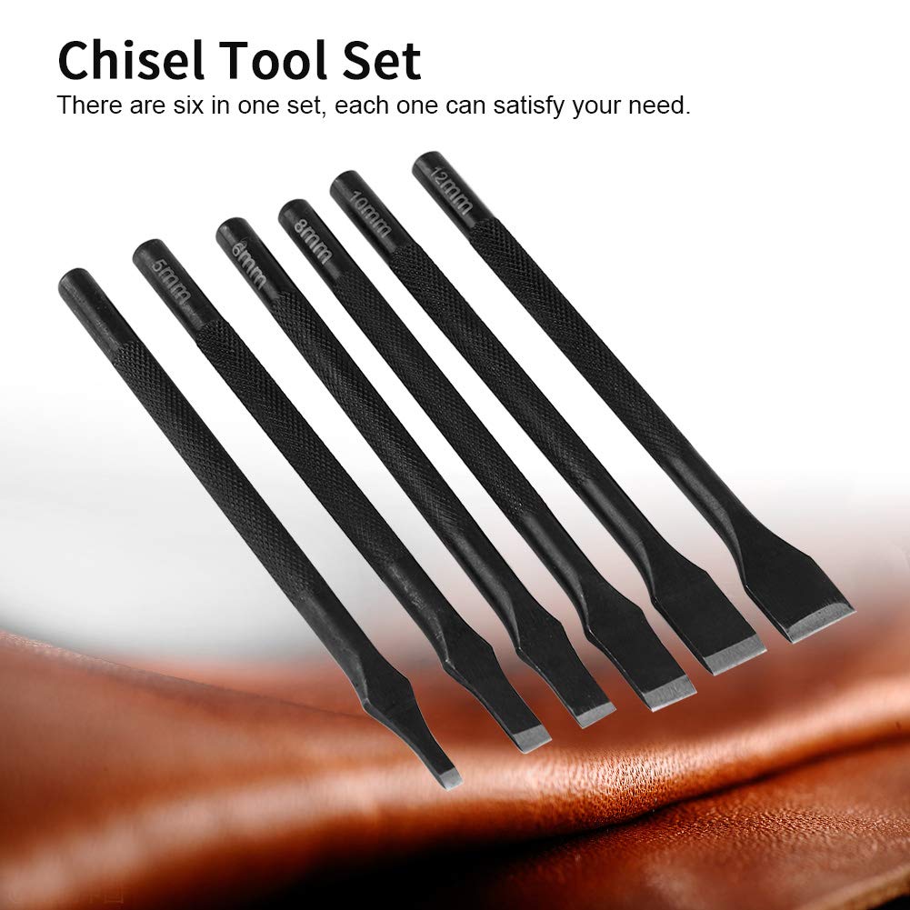 6 Poinçons Pour Cuir – Outil De Perforation à Vis, Trou De Vis, Acier Allié