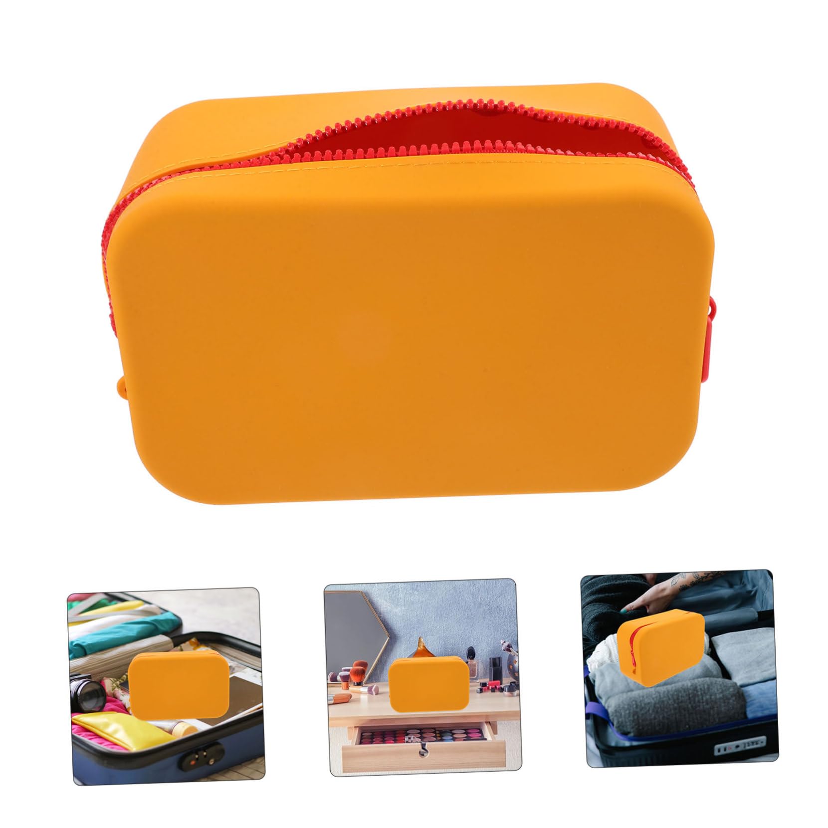 3piezas Bolsa De Maquillaje De para Neceser De Almacenamiento Portátil Organizador De Cosméticos y Accesorios De Diseño y para y