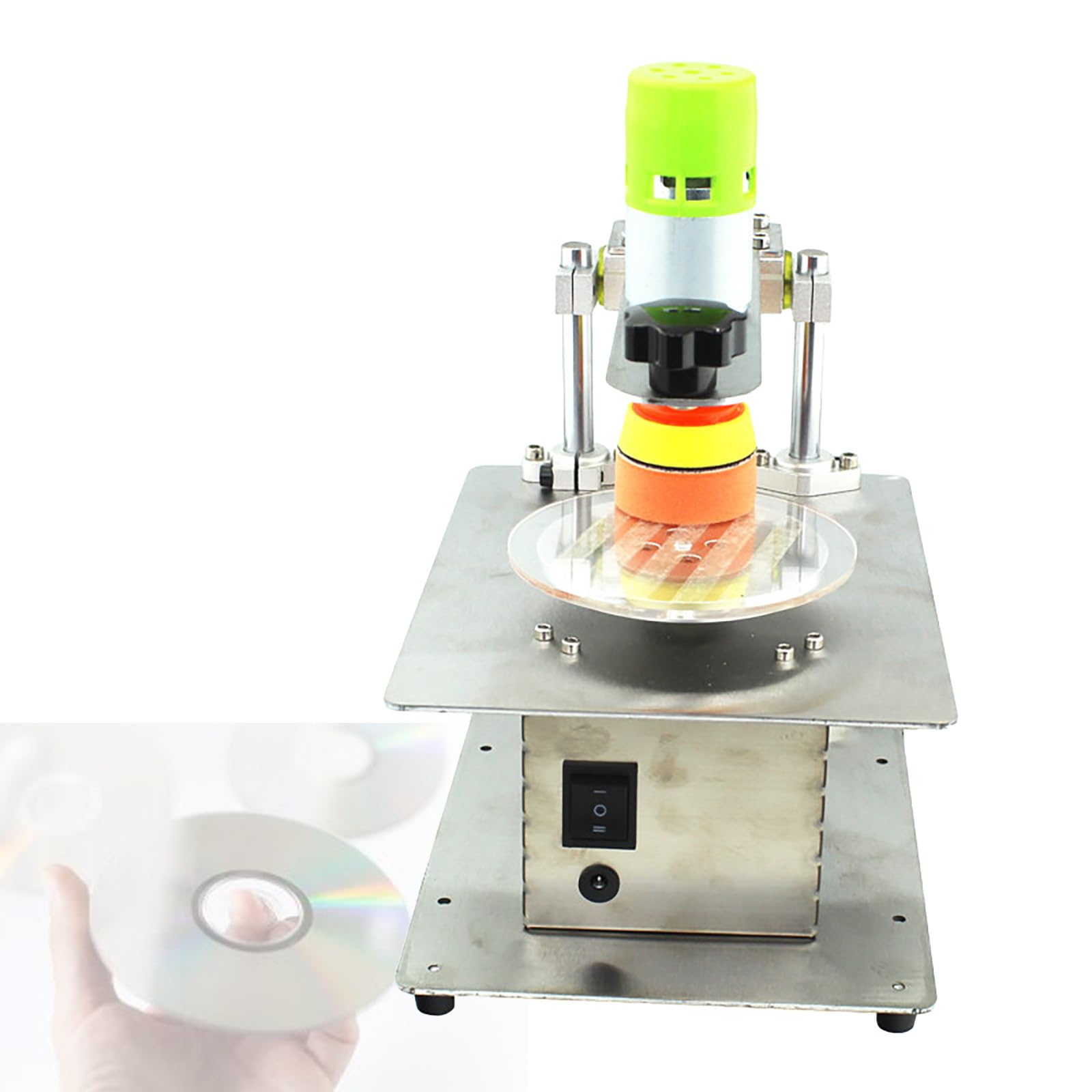 Disc Poliermaschine für Kratzerreparatur & Datenrettung, ideal zum CD/DVD Polieren und Restaurieren