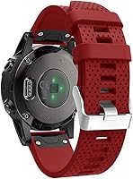 Vista 10 de QGHXO Correa para Garmin Fenix 5S / Fenix 6S, correa de repuesto de silicona suave para reloj inteligente Garmin Fenix 5S/Fenix 5S Plus/Fenix