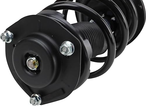 Miniatura 693 de TRQ Kit de suspensión delantera, conjunto de amortiguadores y resortes, barra estabilizadora, enlace estabilizador compatible con Chevrolet