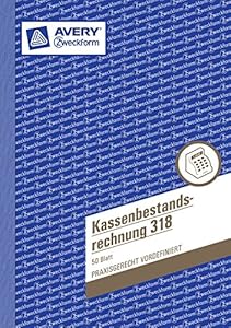 Avery Zweckform 318 Kassenbestandsrechnung (4er Pack)