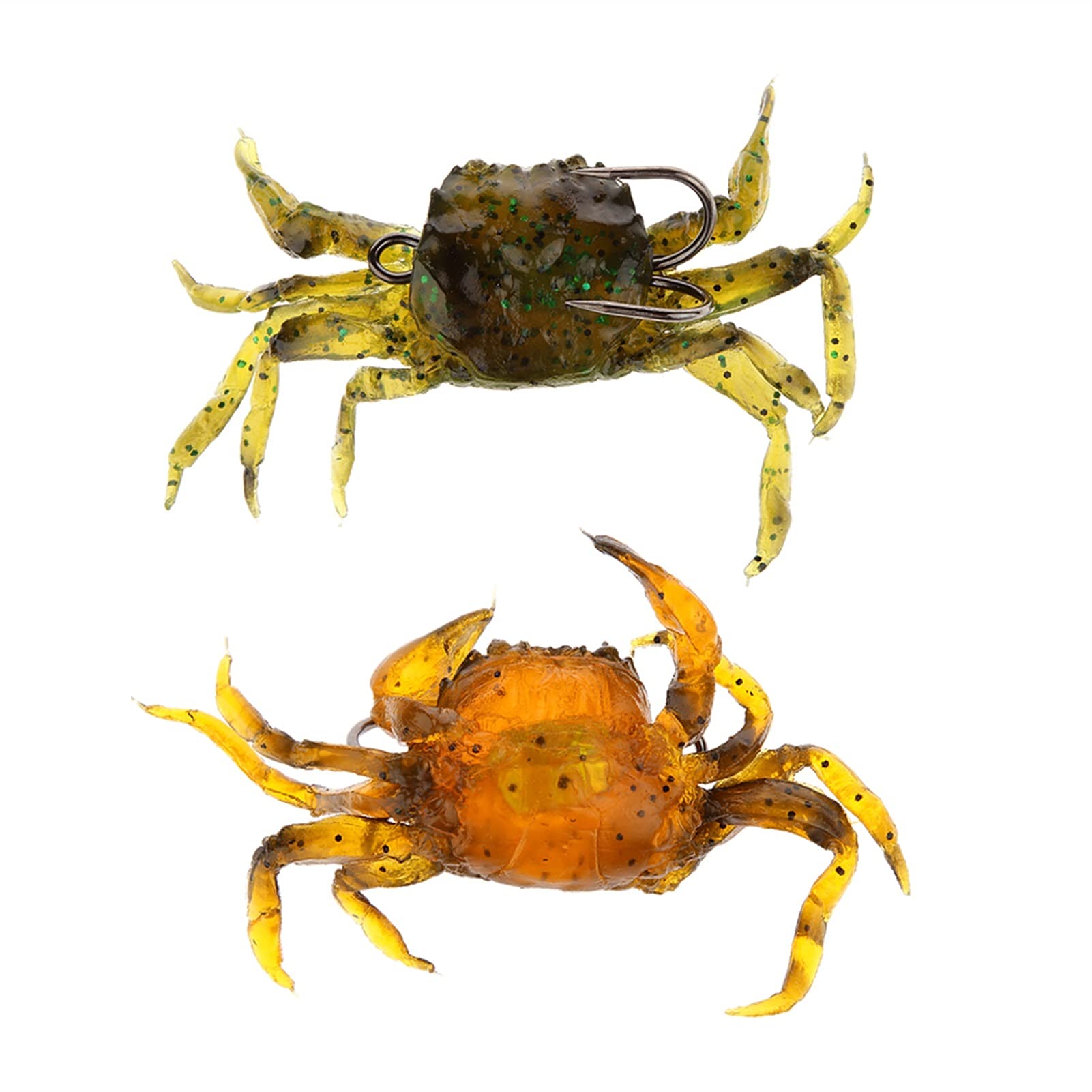 WEIHE 18g 36g di pesca artificiale luminosa esca per granchio bionico esca 3D si