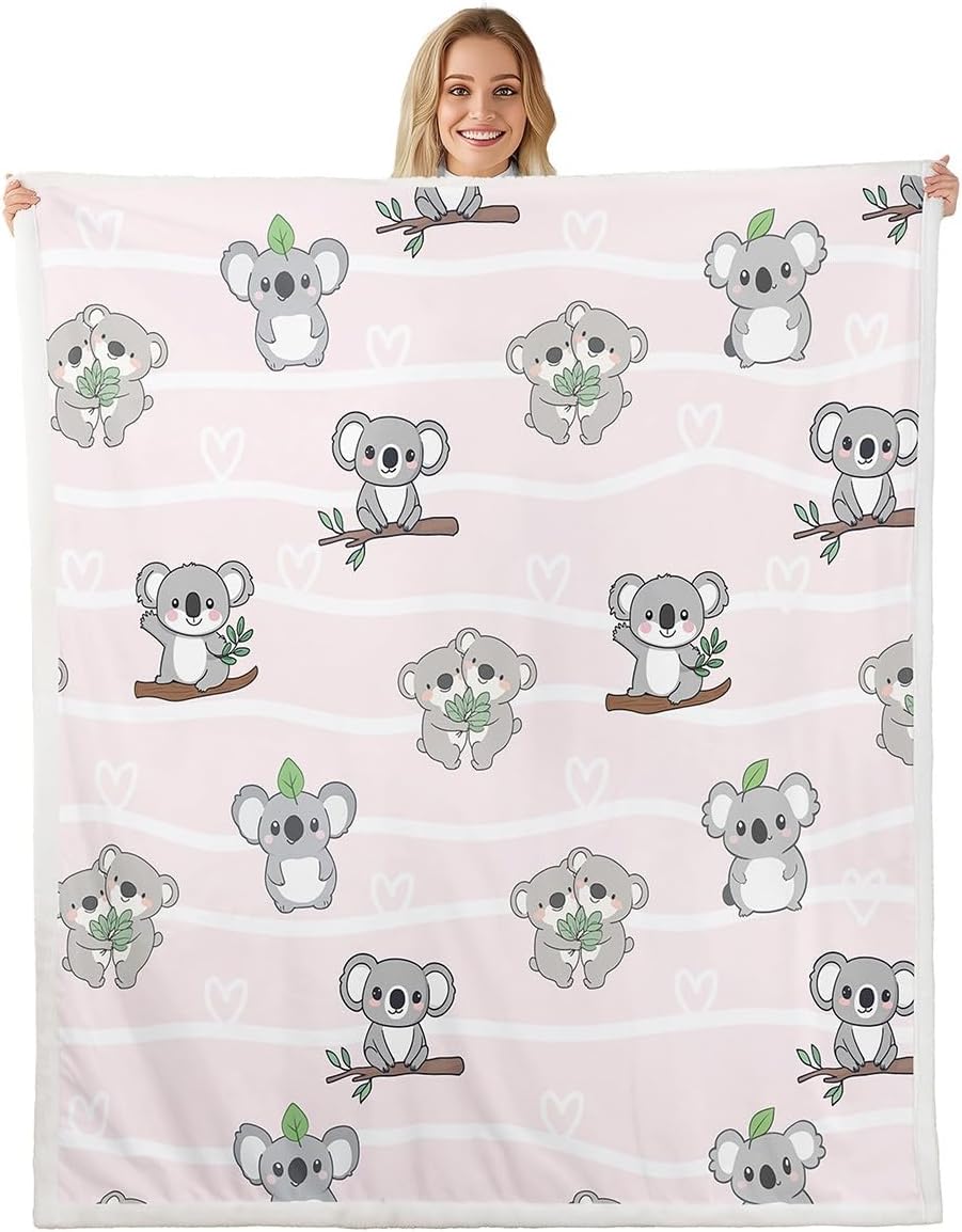 Kids Aircraft Sherpa Plush Blanket - Boys Cartoon Airplane & Helicopter Fleece Throw Blanket - Travel Decor, Fuzzy, Cute Colorful Room Decor - Twin 60x80 Inch