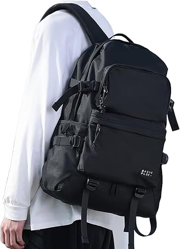 KEYEMP Mochila escolar para estudiantes, a1-Negro, Mochilas de mochila