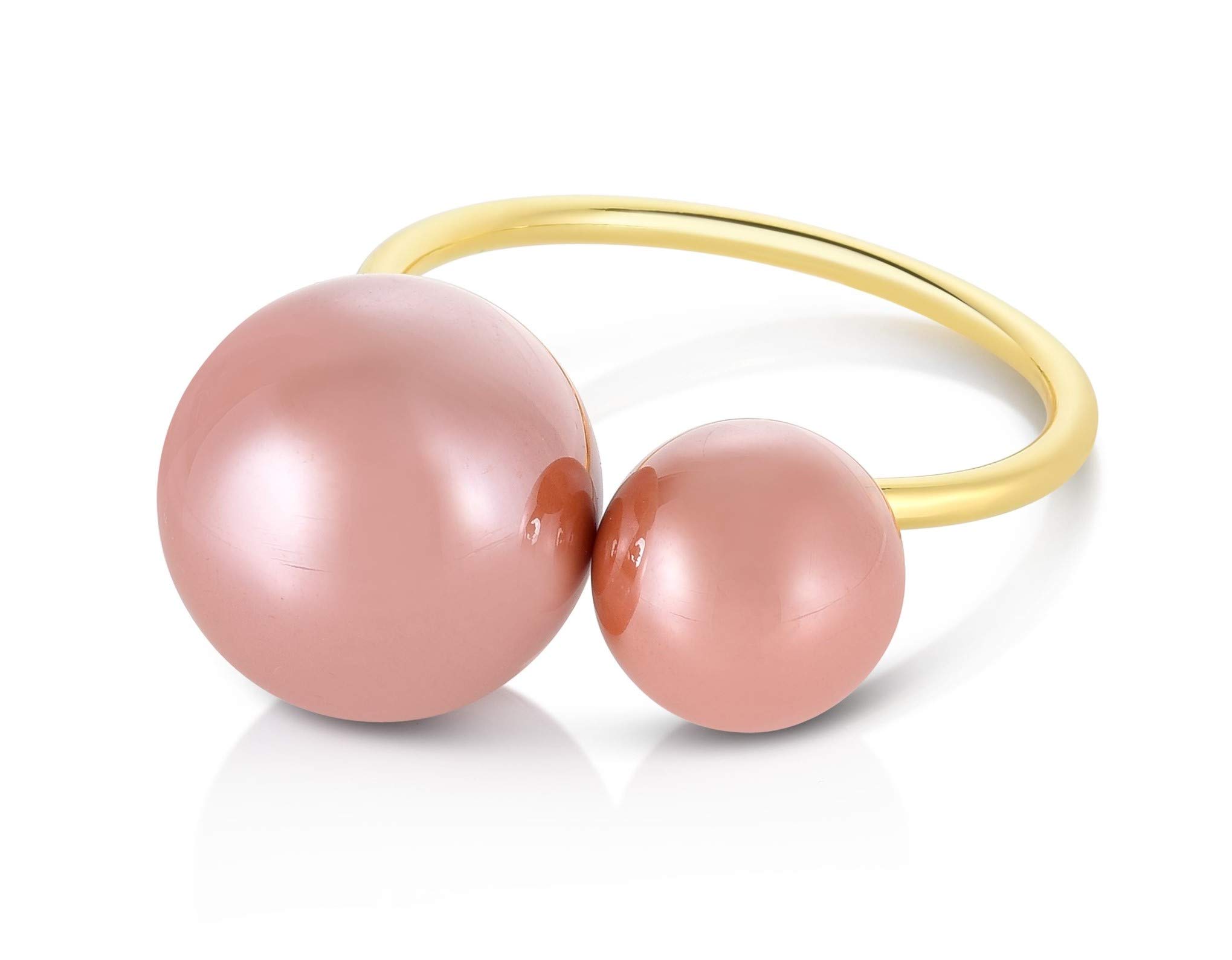 Classique Napkin Rings, color Grey Gold, set of 4 pcs (Gold)