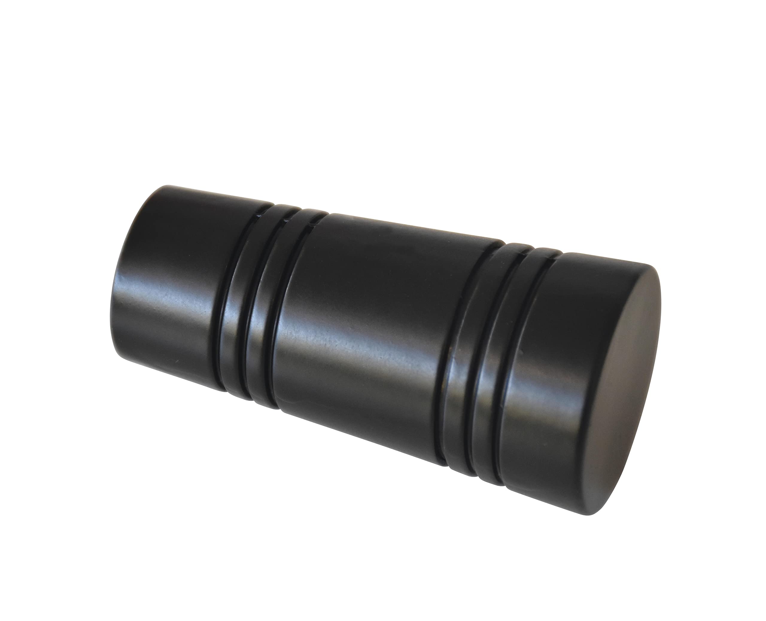 Gardinia Matte Black 2 X Apollo Chicago Series Metal End Pins For Curtain Pole End Pins Diameter 20 Mm Matt Black