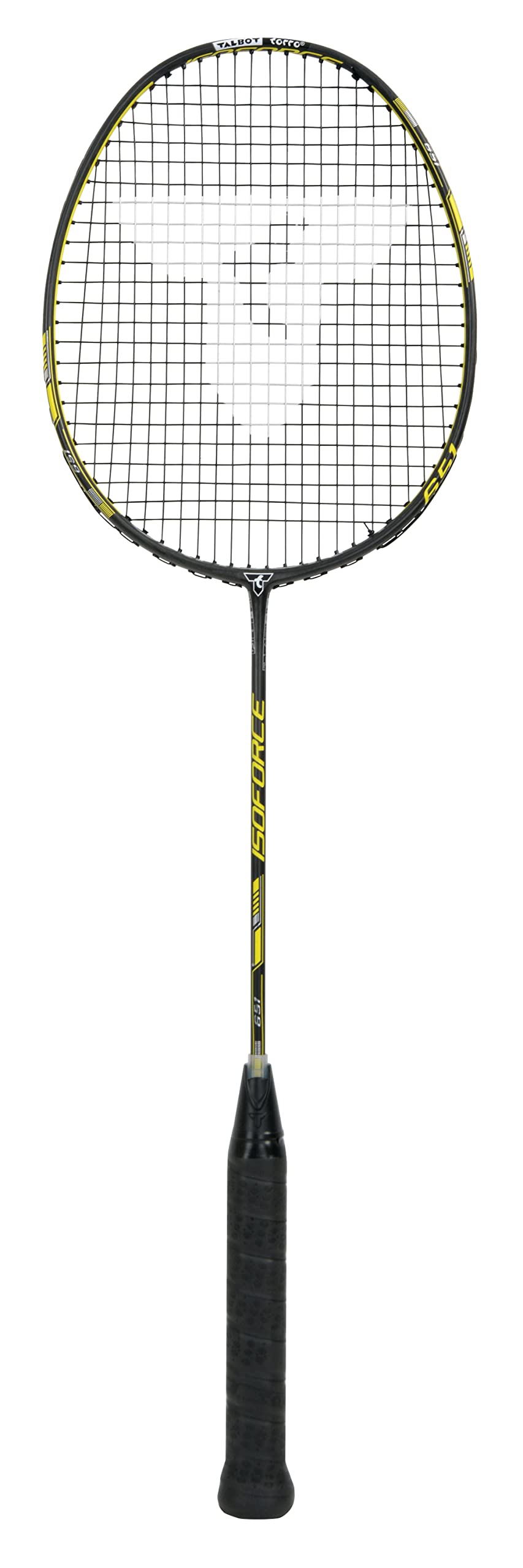 Talbot Torro Badmintonschläger Isoforce 651, 100% Carbon4, leicht und handlich, Verschiedene Designs wählbar