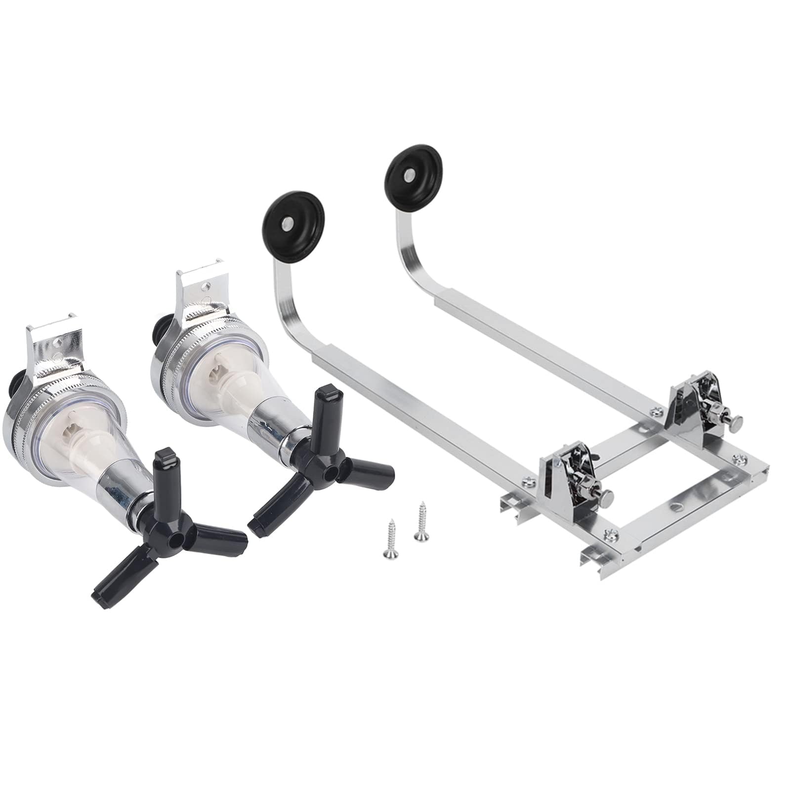 Wall Mounted Liquor Dispenser, 2 Bottle Wall Mounted Drink Dispenser Bar Dispenser for Liquor Alcohol Bottle Beverage Stand for Home Bar Accessories Glass Drink Whiskey Dispenser for Parties