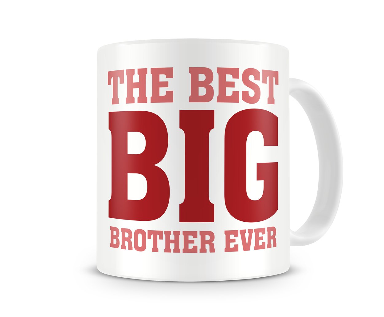 Givagift Red Best Big Brother Mug - Funny Gift / Novelty / Humour - Cheeky Joke - Brother Birthday Gift (Red)