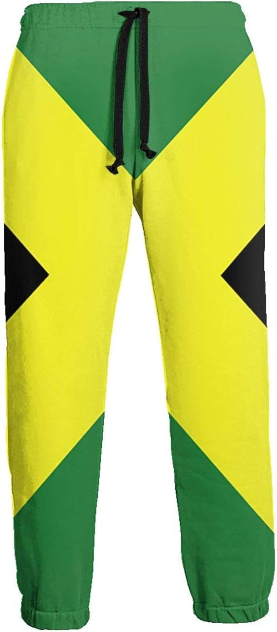 Olverz Herren Jogger Hose Jamaika Flagge Jamaican Pride Atmungsaktive
