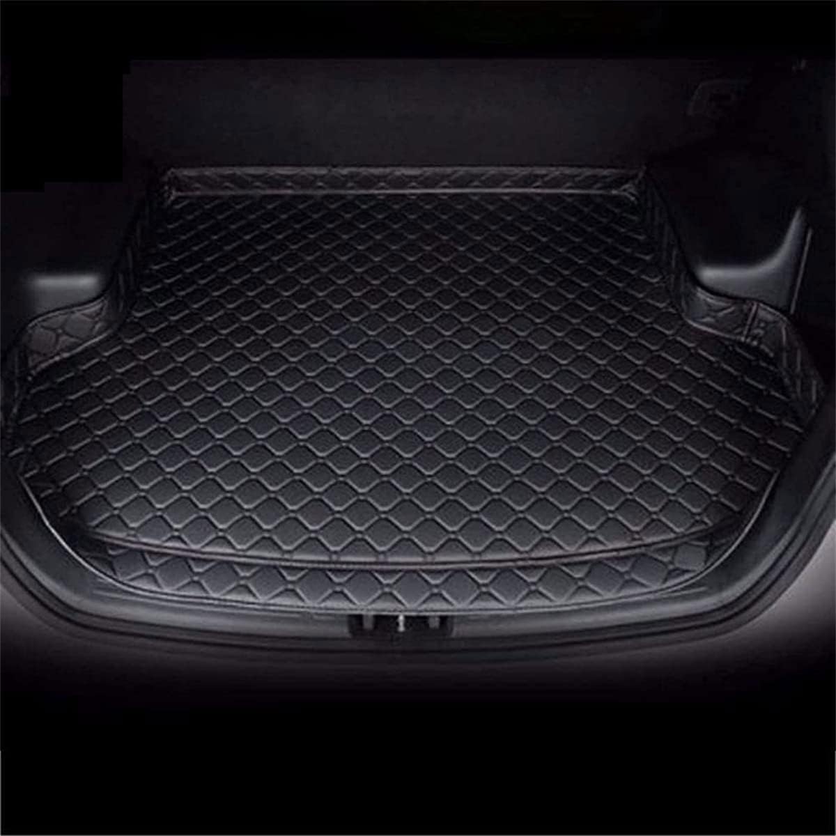 Coche Alfombrillas Maletero para Mercedes Benz Glc 300 4 Matic 2020-2023 2024 2025 SUV, Impermeable Antideslizante Cuero Funda Maletero Protector Accesorios,Black-1