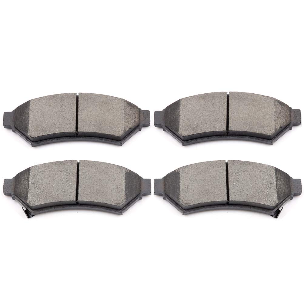 cciyu D1075 Front Ceramic Brake Pads Kits 4pcs fit For Buick Allure,LaCrosse,Terraza,For Chevy Uplander,Mobility Ventures MV-1,For Pontiac Grand Prix,Montana,For Saturn Relay,VPG MV-1