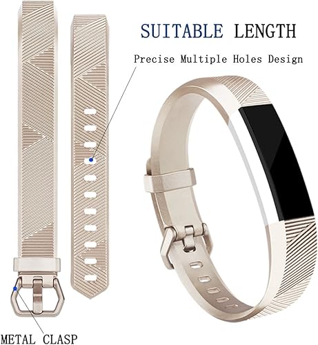 Miniatura 3 de Tobfit Correas de reloj de repuesto para Fitbit Alta, para mujeres y hombres, correas deportivas de TPU blandas de repuesto clásicas para Fitbit