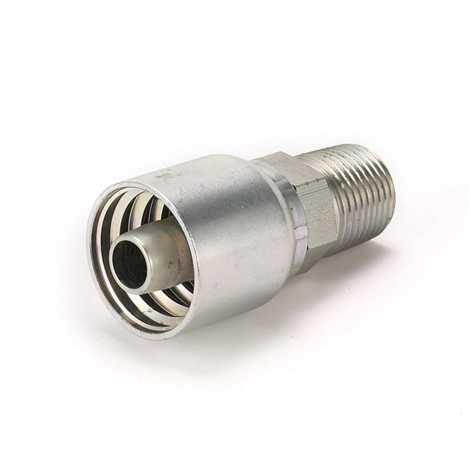 100PCS 15611-06-06PKAST NPT Fitting Male Pipe Fittings Hydraulic Hose Fitting Straight Hose Crimping Fittings