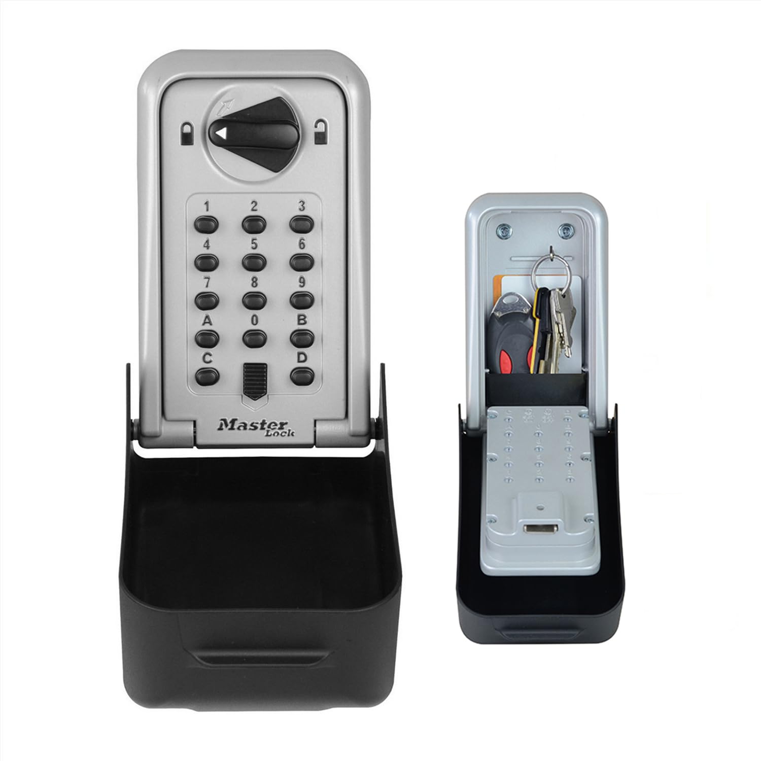 Master Lock Zertifizierte Schlüsseltresor Extra Sicherheit Extra Large, Wandhalterung, Aussen, 17.3 x 10.3 x 7.5 cm, Schlüsselsafe