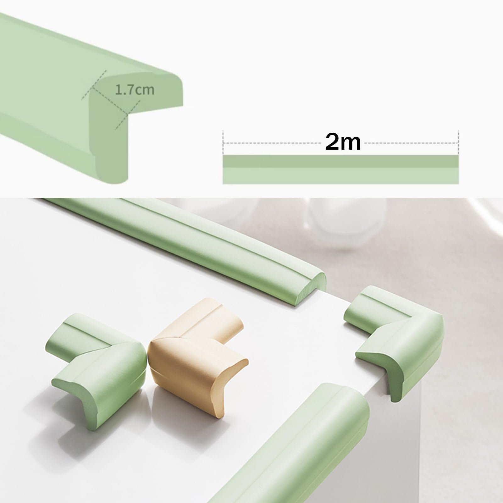 エッジガード｜H鋼カバー｜製品情報｜ナカ工業株式会社 家具コーナーエッジ安全バンパー、厚いテーブルバンパーガード、駐車場、作業場、倉庫用のロービングコーブ高密度(Orange,10M)