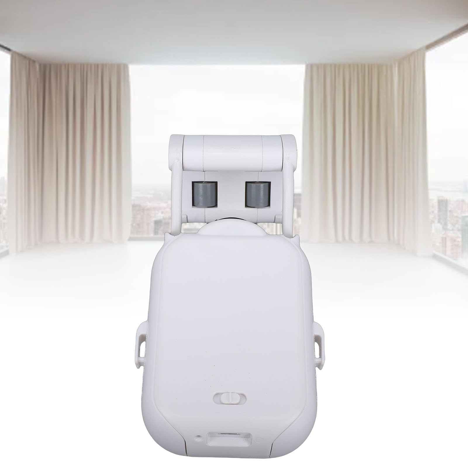 AUNMAS Ouvre-Rideau Automatique, Robot de Rideau électrique Intelligent avec Contrôle par Application pour, Moteur Silencieux sans Perceuse avec Batterie 5200 MAh pour Fenêtre de