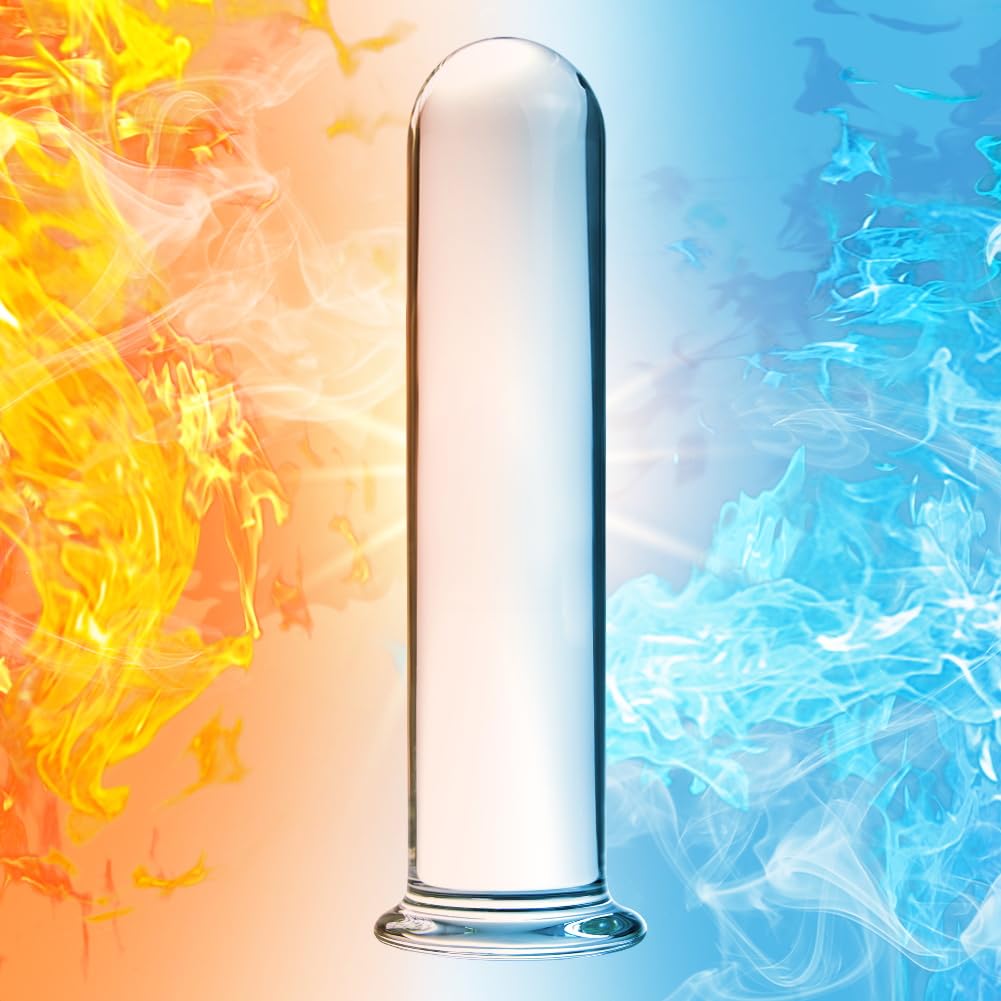 Roluck Plug anale in vetro cristallo per principianti, SM masturbazione punto G, giocattolo sessuale per donne, uomini, coppie e single anali dildo anale