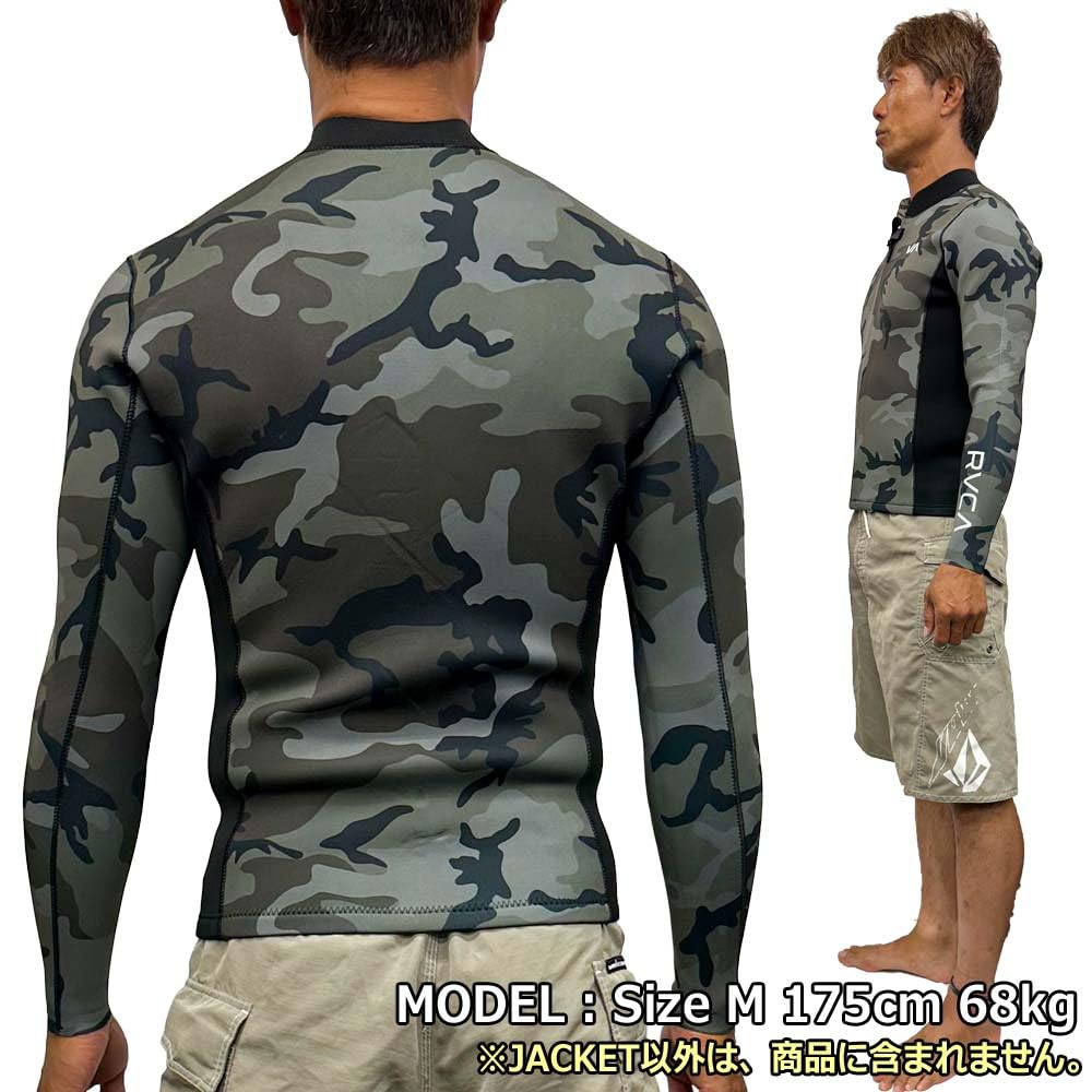 Amazon.co.jp: RVCA ルーカ 23 BALANCE FRONT ZIP JACKET 2mm ジャージ
