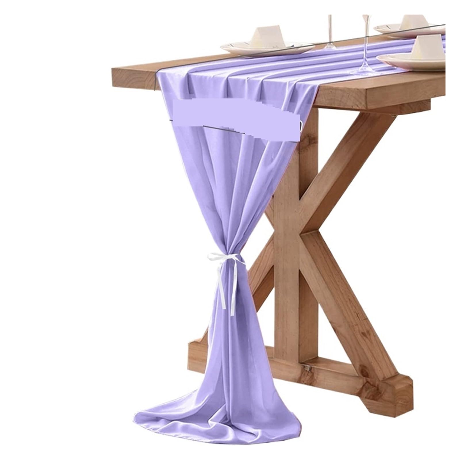 Chiffon Tischläufer 200 x 60 cm Chiffon-Tischläufer, transparenter Stoff, Seide, , Hochzeitsbogen-Overlay, Drapierungsdekoration, Party-Tischdekoration(Color 4)