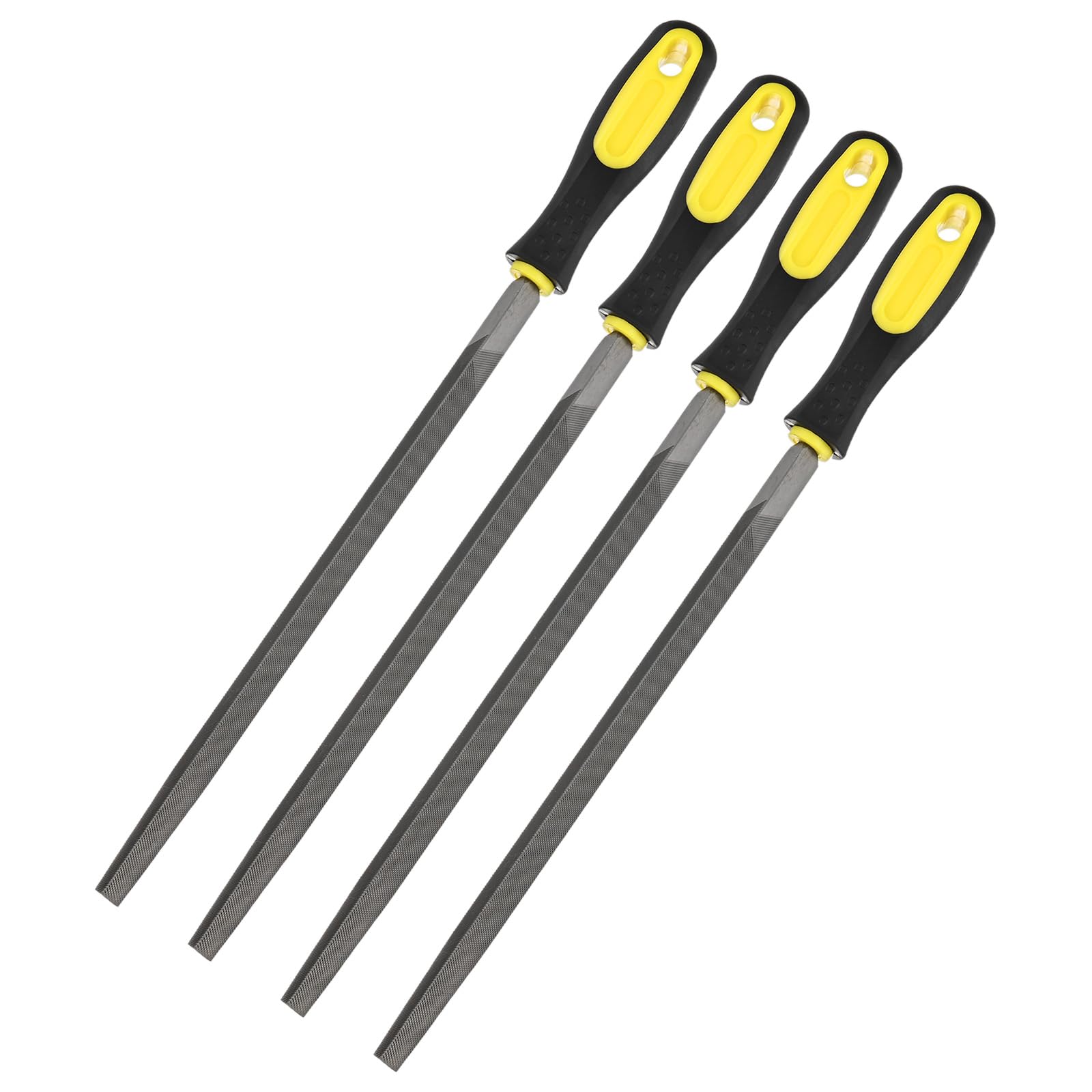 M METERXITY 4-Pack Triangular Metal File 10 Inch