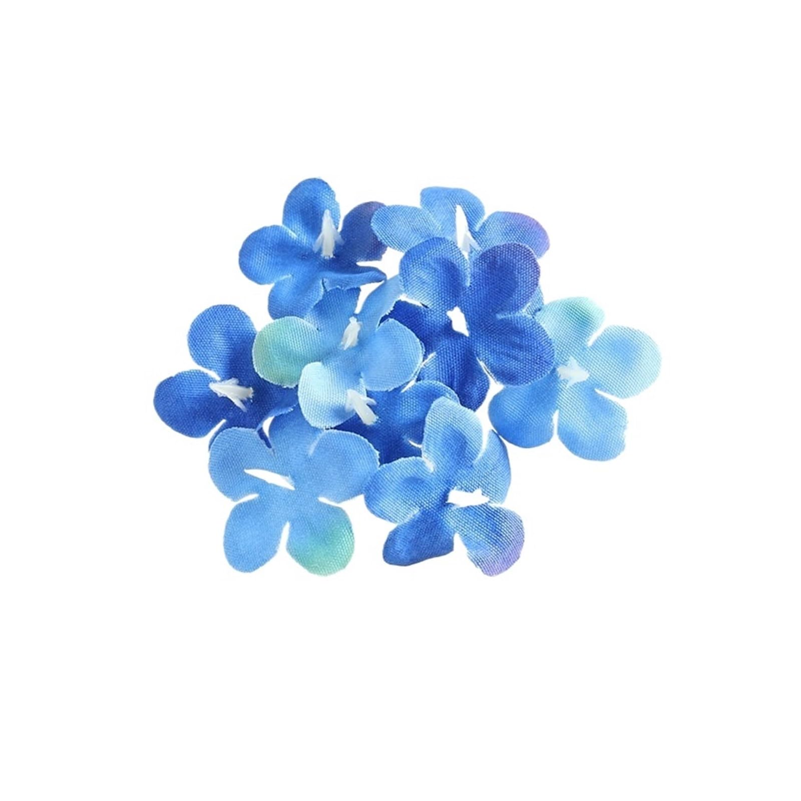 HamPaesk 10/20Pcs Artificial Flowers 4cm Fake Flower Heads For Home Wedding Decor Decoration DIY Wreath Gifts Accessories(Blue,20Pcs)