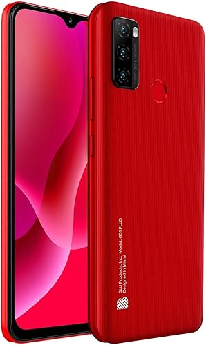 BLU G51 Plus  2021  Batería para todo el día  Desbloqueado  4 GB de RAM  64 GB  Teléfono inteligente Android (rojo) disponible en Yaxa Venezuela