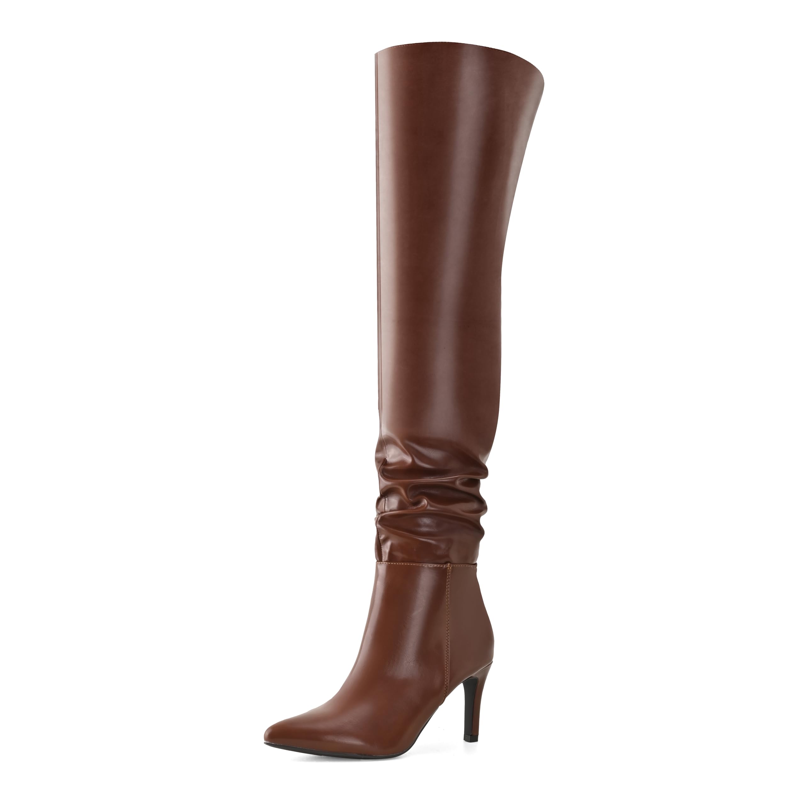 ShoeN Tale Thigh High Boots for Women Over The Knee Stiletto Heel Pointed Toe Long Sexy Boots