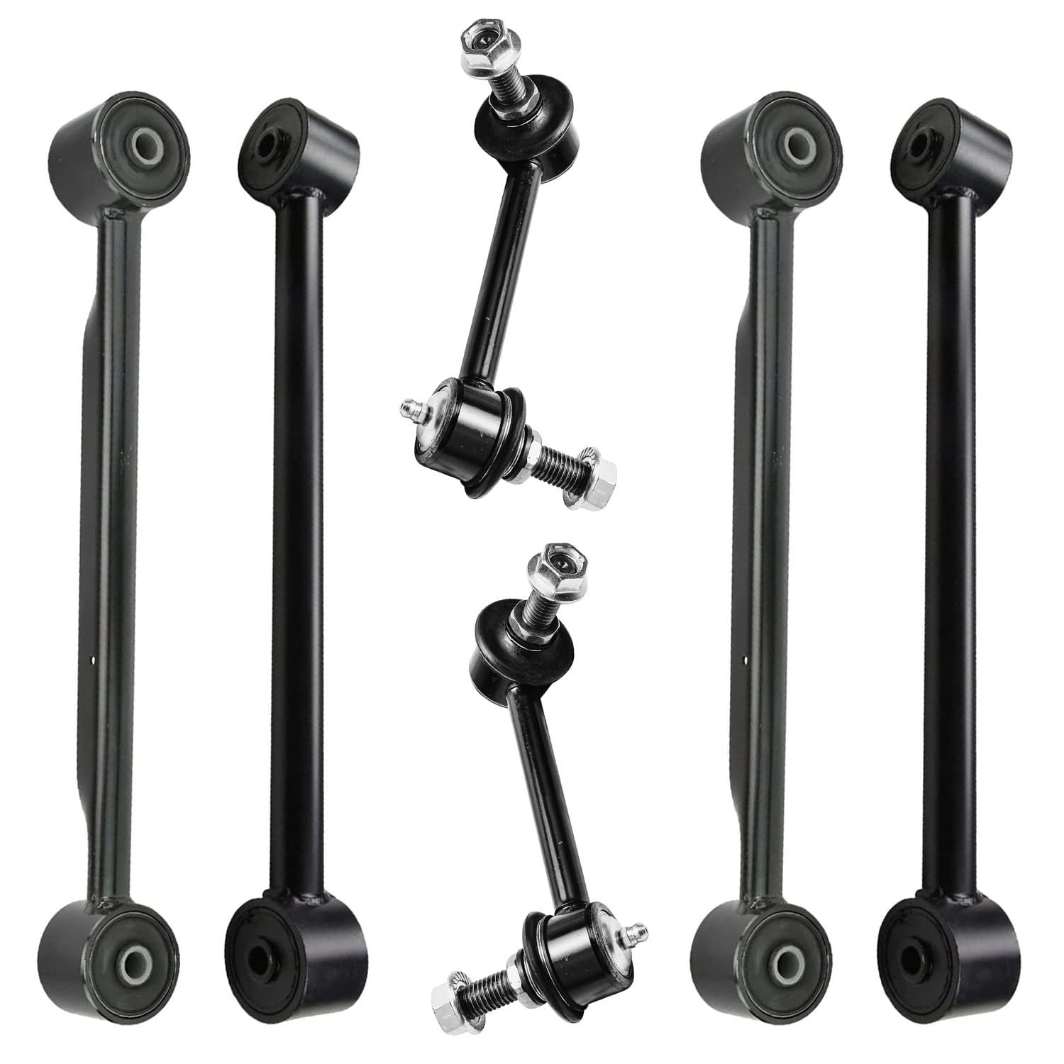Detroit Axle - Rear Upper Lower Control Arms Sway Bar Links for Chevy SSR
