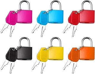 DOUKI 6 Pcs Suitcase Locks with Keys