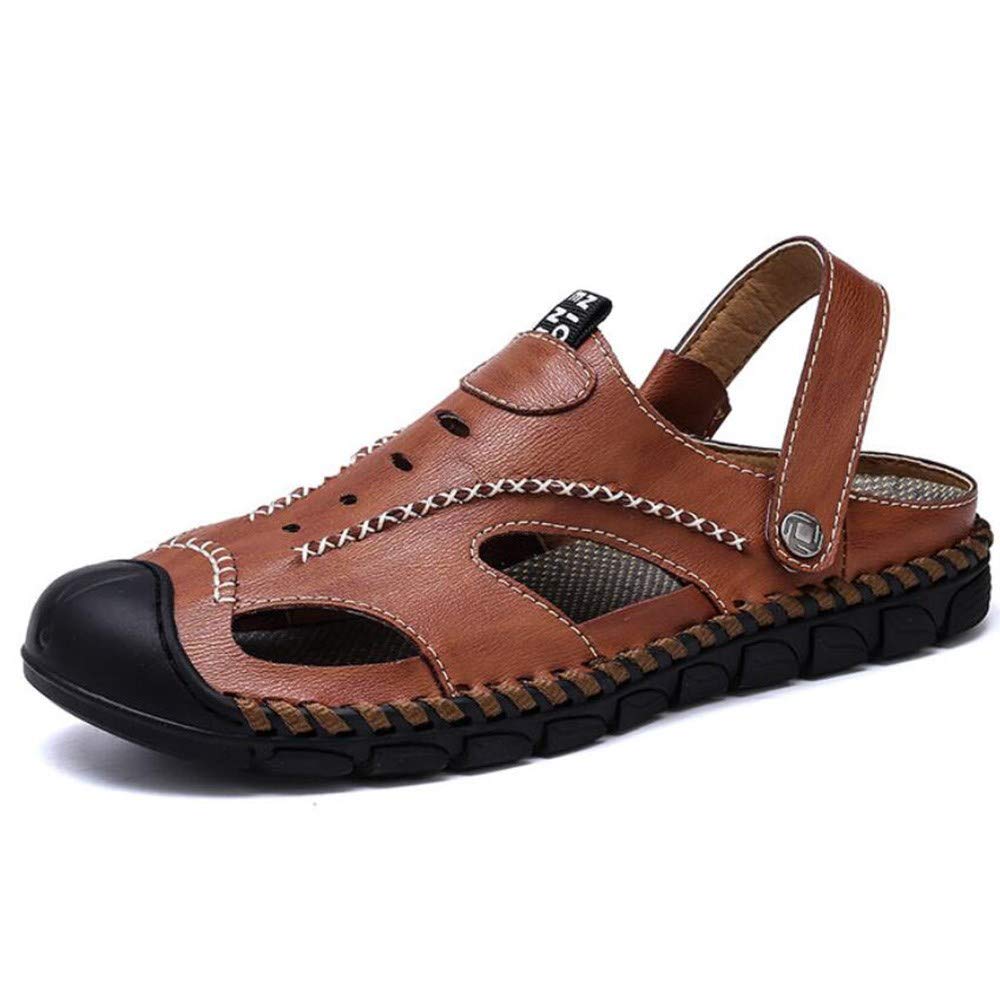Sandalias de cuero suave estilo pescador para hombre con acabados de alta calidad