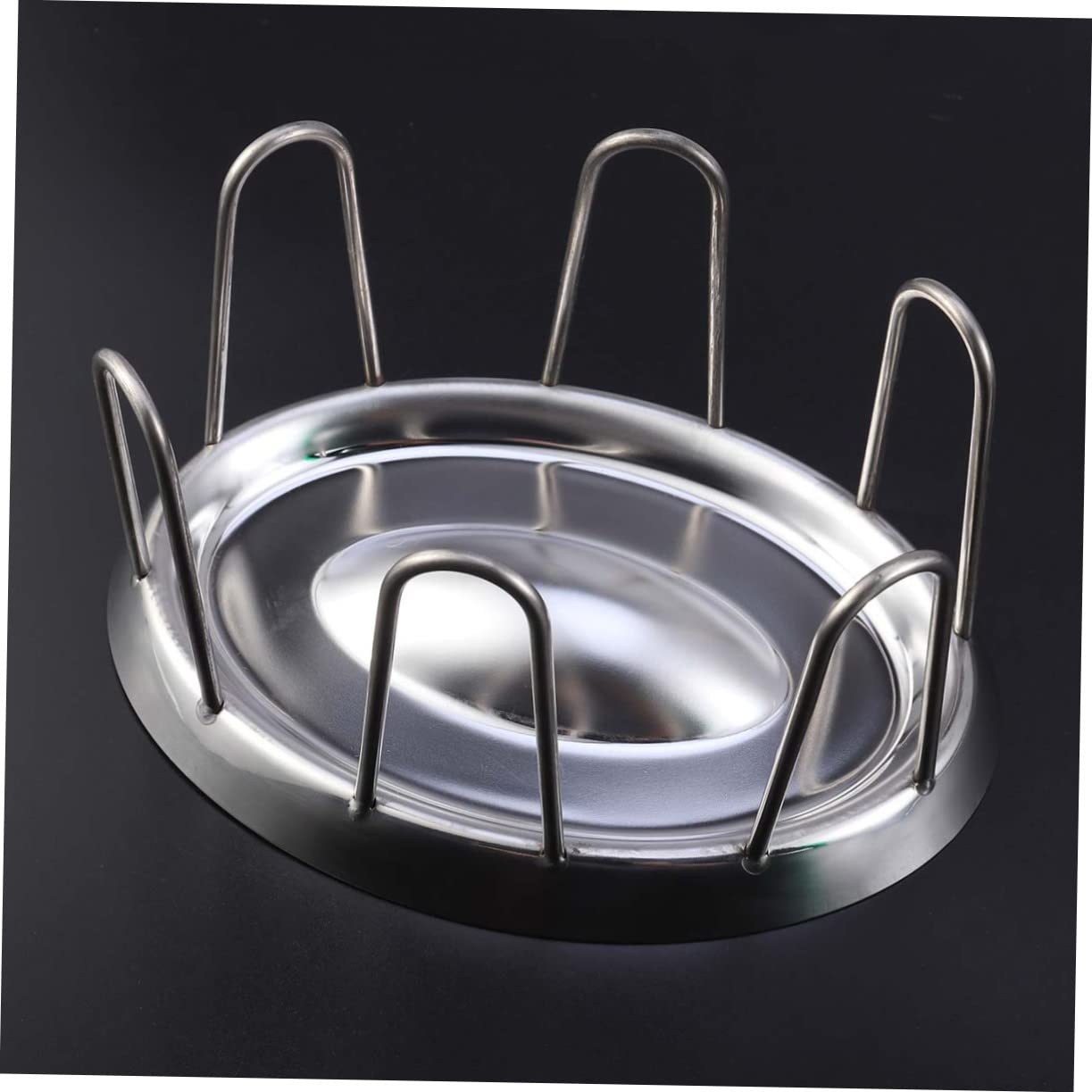 Mipcase Ciotola per Cibo per Tartarughe con Ringhiera Rotonda Ciotola per Tartarughe Design Compatto Facile da Pulire Forniture per Animali Domestici