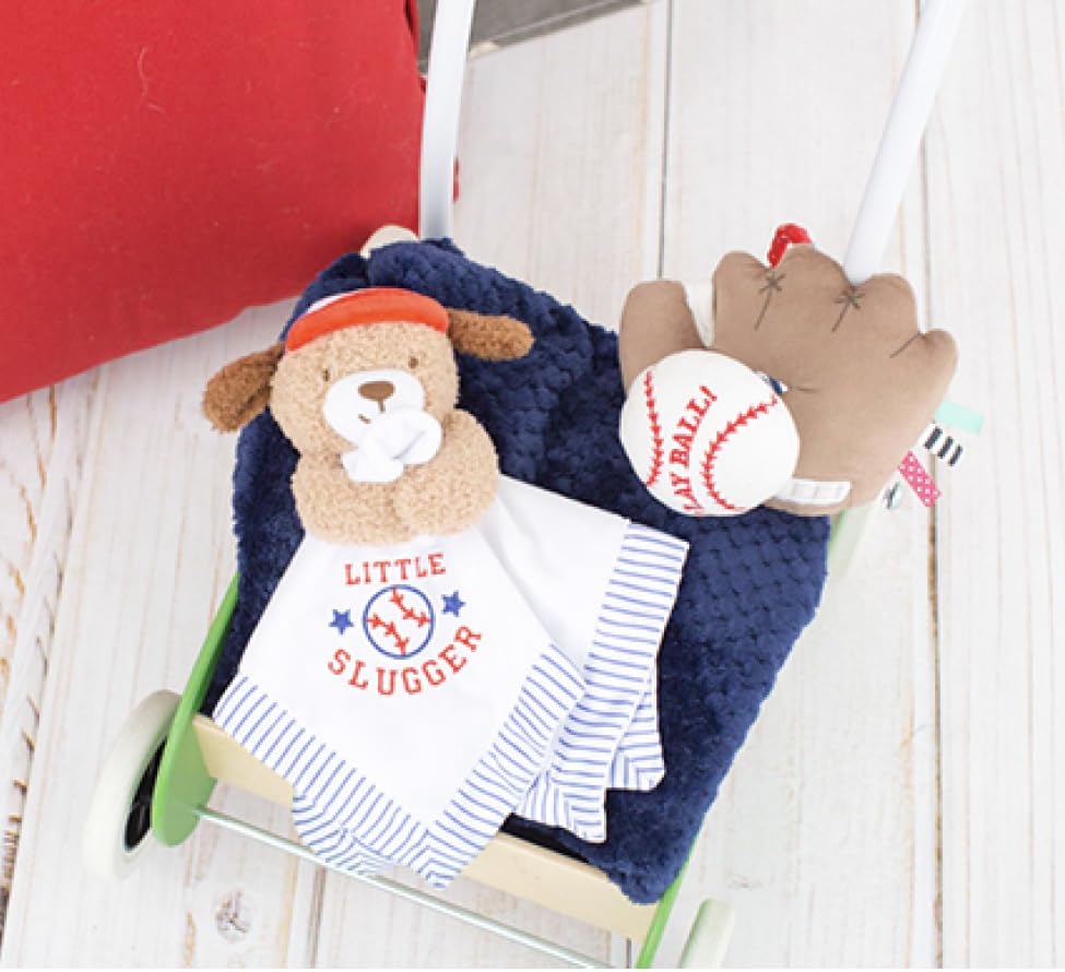 Image of Baby Starters Magic Years Baseball Activity Toy with Pull and Jiggle Vibration, Rattle and Travel Hook, Play Ball, 7 inch