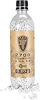 Vista 4 de Elite Force Premium Biodegradable 6mm Airsoft BBS Ammo.20 Gram, 2700 Count, White, 2279-BIO