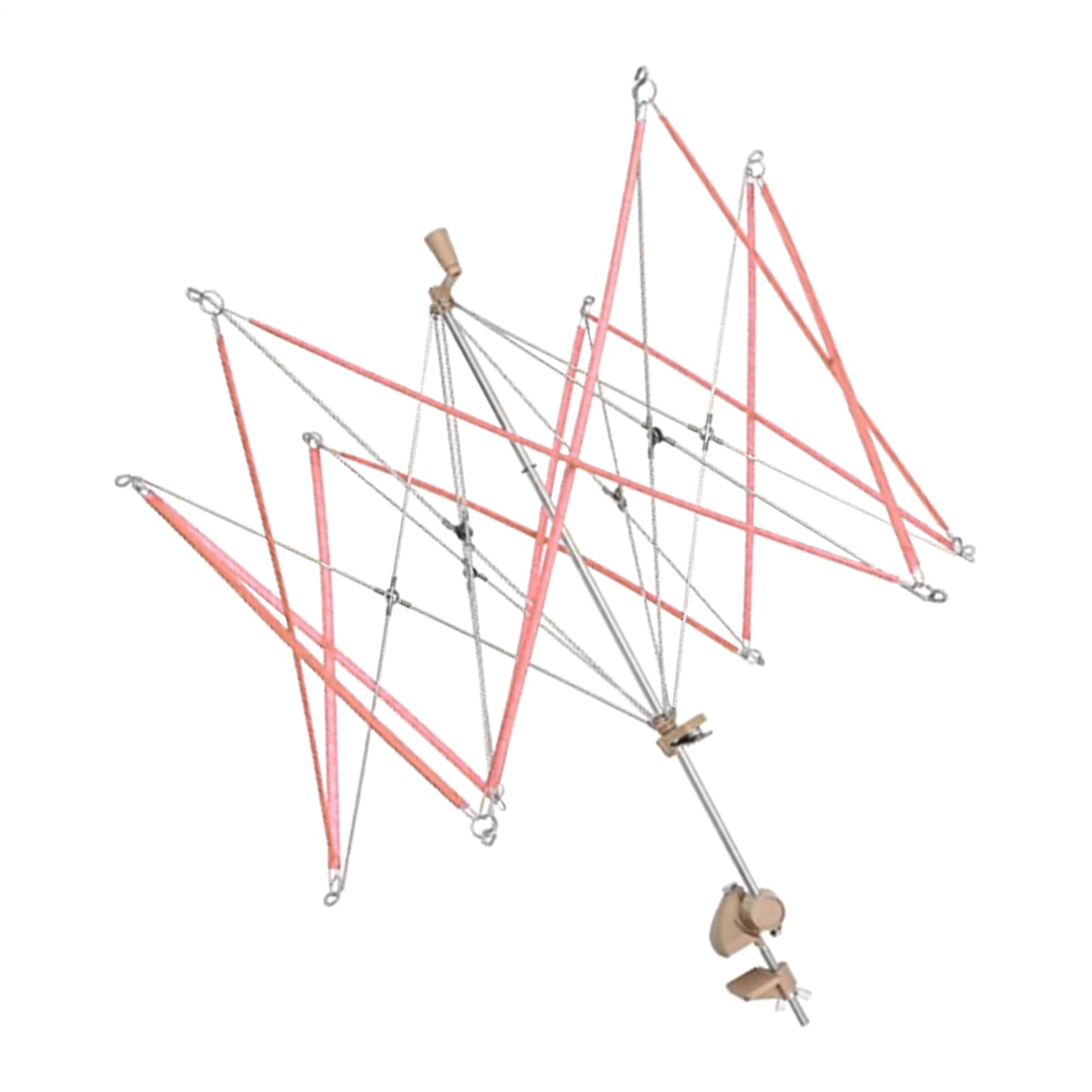 Dévidoir parapluie à laine avec support réglable pour tissage et broderie