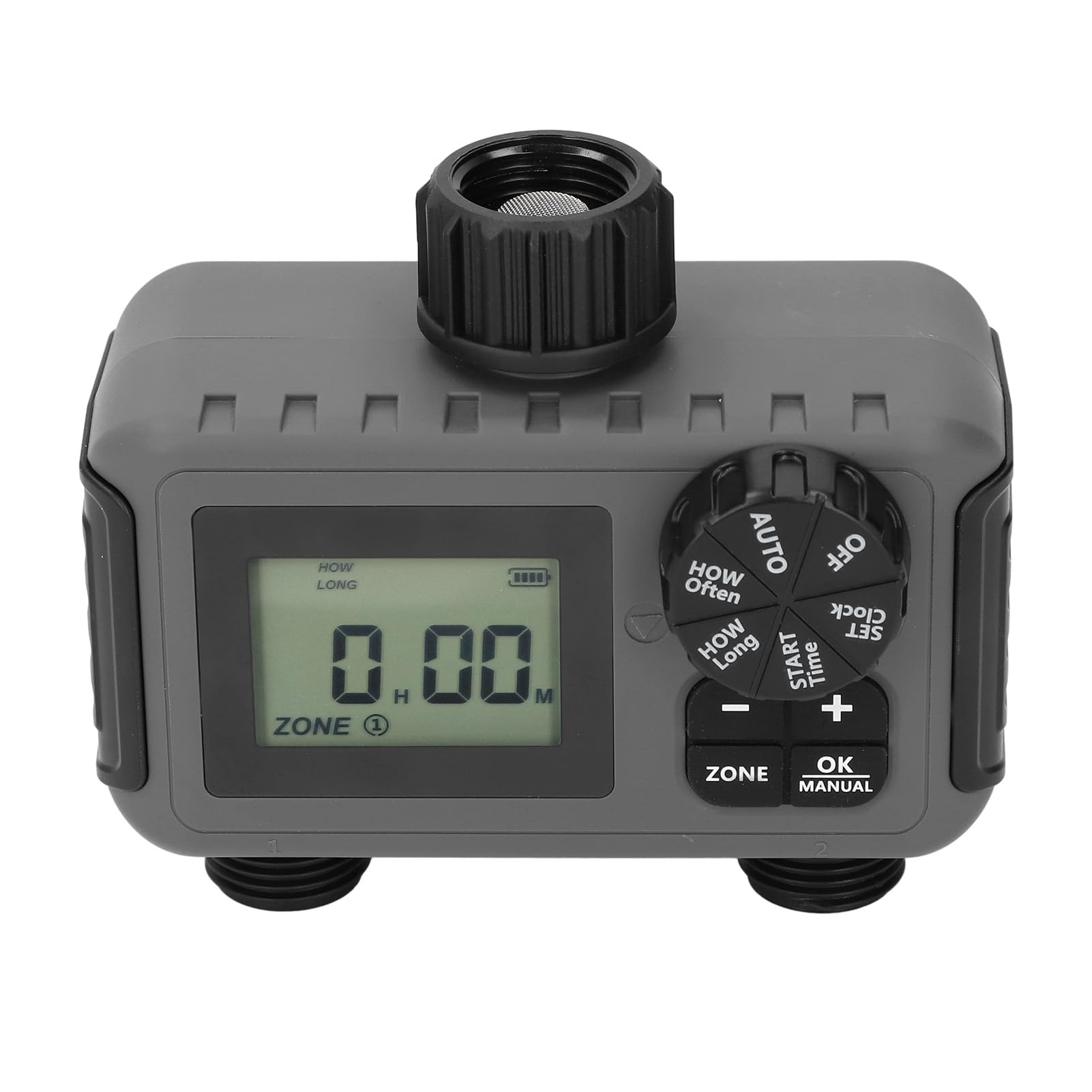 NH3/4 pollici timer per irrigazione 2 zone grande schermo timer per irrigatore esterno irrigazione automatica tubo da giardino timer per rubinetto con porta sensore pioggia