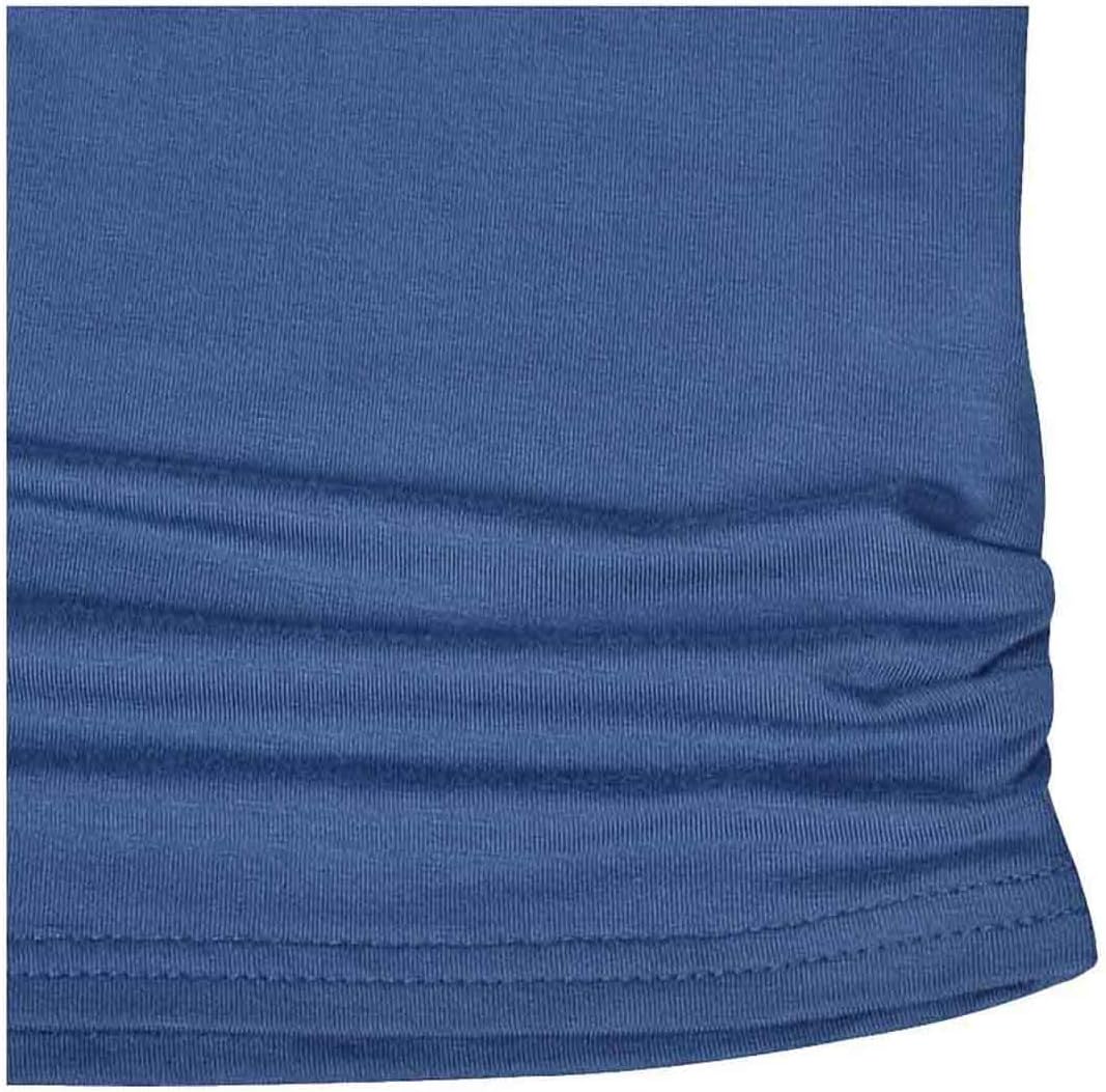 Womens Summer Cold Shoulder Tops 3/4 Sleeve T Shirts Pullover Casual Dolman Blouses - Image 4