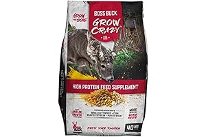 Boss Buck Grow Crazy Deer Food - 40lb High Protein Supplement